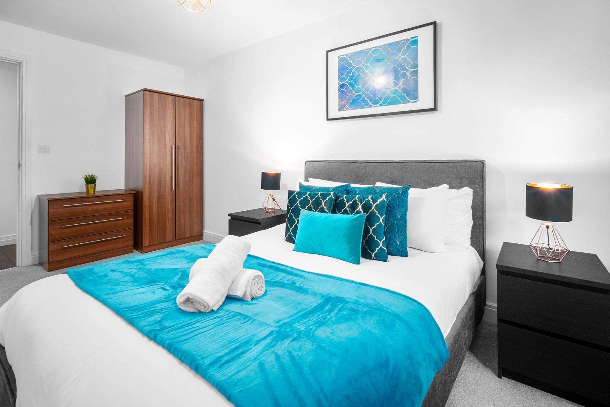 New Luxe Apartment - Secure Parking - Birmingham City Centre - Netflix - Wifi - Top Rated - 54M Buitenkant foto